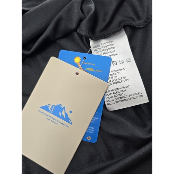 NWT SG Edge Womens Outdoor Quick Dry UPF 50+ 1/4 Zip Long Sleeve Shirt BLACK XXL - Picture 9 of 9